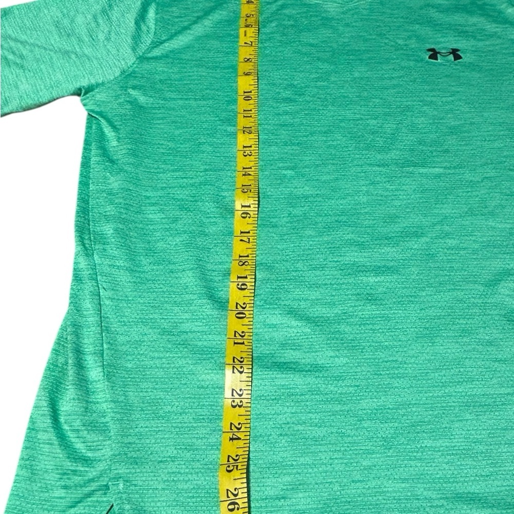 Under Armour HeatGear Green Athletic Training T Shirt Mens Large - Picture 8 of 13